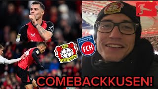 COMEBACKKUSEN😍 HATTRICK SCHICK BAYER 04 VS HEIDENHEIM BUNDESLIGA STADIONVLOG [upl. by Ykvir184]