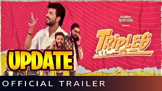 Triples Trailer Release Update  Jai  Vani Bhojan  Tamil Web Series [upl. by Einaoj]