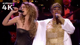 4k AI Upscale 60fps Aretha Franklin amp Mariah Carey  Chain Of Fools Divas Live 1998 [upl. by Vergos401]