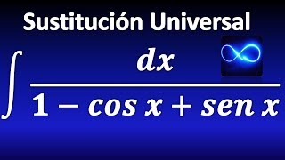 321 Integrales Racionales Trigonométricas sustitución de Weierstrass [upl. by Airdnaxela979]