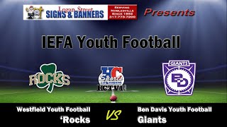 IEFA Football  Westfield Shamrocks vs Ben Davis Giants [upl. by Leno]