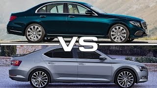 2017 Mercedes Benz EClass vs 2016 Skoda Superb [upl. by Jd18]