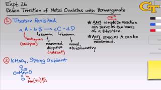 Redox Titration  Intro amp Theory [upl. by Gianna]