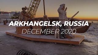 Arkhangelsk Russia December 2020 [upl. by Heyward]