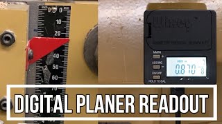 Wixey Thickness Planer Digital Readout Upgrade [upl. by Yekram362]