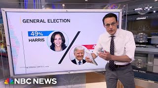 A new NBC News poll shows Vice President Harris ahead of Trump [upl. by Percy286]