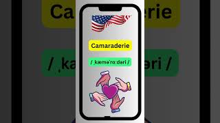 How to Pronounce Camaraderie in American Accent Correctly americanenglishpronunciation youtube [upl. by Meit]