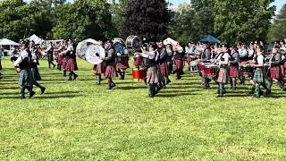 Dundas Pipes amp Drums in the First Wave for the Massed Bands Cambridge 2024 [upl. by Lucania]