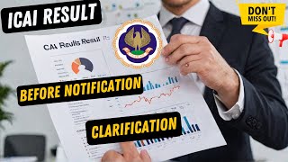 ICAI CA Result MayJune 2024 New Instructions amp Clarifications [upl. by Atterahs314]