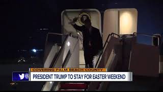 FAA advisory suggests President Trump visiting Palm Beach County for Easter [upl. by Rhpotsirhc]