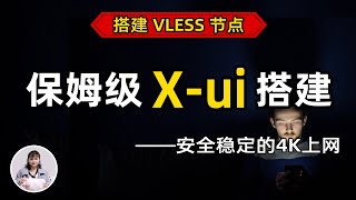 【最新】保姆级搭建 VPS 教程，一键搭建XUI面板，安全稳定的专属节点搭建方法，VLESSVisionReality 协议，晚高峰高速稳定，4K秒开的科学上网线路体验 [upl. by Lichter]