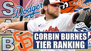 Tier Ranking Corbin Burnes Possible Destinations [upl. by Annaigroeg]