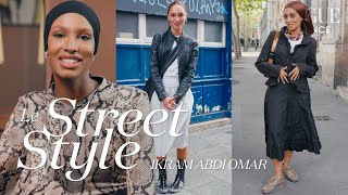 Ikram Abdi breaks down vintage looks worn by Parisians this fall  Street Style  Vogue France [upl. by Nilauqcaj]