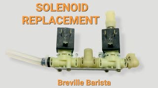 Solenoid Replacement on Breville Barista Express How to Remove and Install Solenoid Block [upl. by Christel]