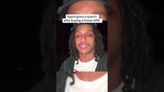 Agent gives a speech after buying a Ferrari fs90 agent amp youtubeshorts viralvideo [upl. by Ecinnaj]