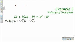 Multiplying Conjugates [upl. by Laehcimaj219]