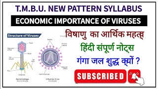 विषाणु का आर्थिक महत्वEconomic importance of VirusesBotanyPGTBotany HonoursViruses characters [upl. by Korwun]