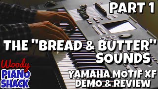 Yamaha MOTIF XF Demo amp Review Part 01  quotBread amp Butterquot keyboard sounds [upl. by Arahk181]