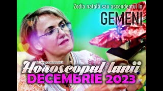 GEMENI ♊ Foarte ocupati⭐ Horoscopul lunii DECEMBRIE 2023 [upl. by Ahsinrev]