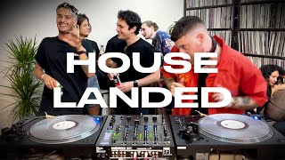 HOUSE LANDED EPISODE 9  TCHDWN Live at Papa Jams Record Shop Barcelona [upl. by Chirlin255]