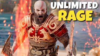 When You have Too Much Rage  God of War Ragnarök Unlimited Rage Build NG GMGOW [upl. by Elysha]