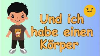 DEUTSCH LERNEN für Kinder  aprende aleman Die Körperteile [upl. by Llehsal]