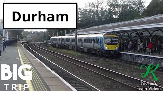 Trains at Durham ECML  121019 [upl. by Mazurek]