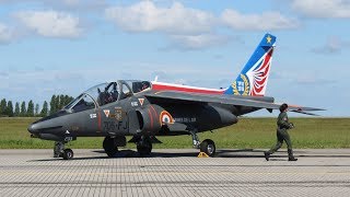 Alphajet Solo Display Armée de lAir  Meeting de lAir 2018 BA 105 Evreux [upl. by Heaps]