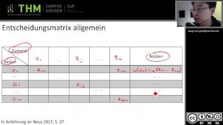 BWL Entscheidungsmatrix [upl. by Yalahs970]