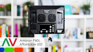 Amaran P60c  The most featurepacked affordable LED panel yet [upl. by Arretal991]