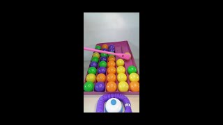 ASMR SATISFYING VARIEGATED COLOR BALL [upl. by Enerak]