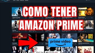 COMO TENER AMAZON PRIME GRATIS✅Prime Video Gratis 2024🤩 [upl. by Noletta713]