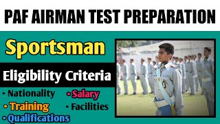 How to join paf as sportsman sportsman in paf how to become sportsman in paf airman jobs 2021 [upl. by Iznekcam174]