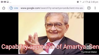 Capability Approach of Amartya Sen by Dr Yogita Jiwane from The Excellent [upl. by Jerrol]