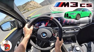 The BMW M3 CS is the Best Driving Sedan You Can Buy POV Drive Review [upl. by Boni]