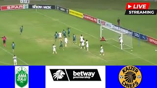 🔴LIVE  Amazulu Fc vs Kaizer Chiefs  Todays Live BETWAY Premiership 2024  Full Match Streaming [upl. by Hoover]