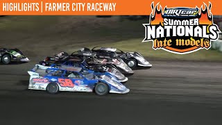 DIRTcar Summer Nationals Late Models  Farmer City Raceway  June 28 2024  HIGHLIGHTS [upl. by Sauncho]