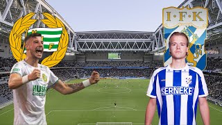 HAMMARBY x GOTEMBURGO  CAMPEONATO SUECO 2024 [upl. by Nylrahc]