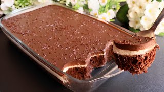 Incredibly delicious dessert very quick and easy no condensed milk it melts in your mouth [upl. by Etnud]