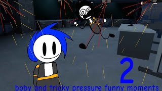 Boby and Tricky play Pressure FRIENDLY FIRE UPDATE FUNNY MOMENTS [upl. by Nossila]