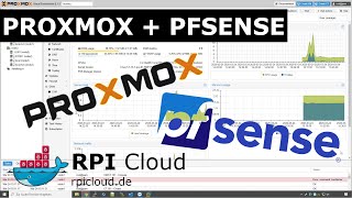 02  PFSENSE auf PROXMOX installieren 2020  Rootserver  proxmox rootserver deutsch [upl. by Crosse]