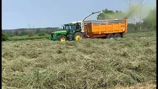 Canadian Haylage Harvest 2023 [upl. by Raasch443]