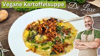 Vegane Kartoffelsuppe Deluxe mit Knuspertofu amp Petersilienöl 🥔✨ Ein Muss für jeden Suppenliebhaber [upl. by Egrog]