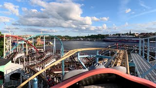 Vilda Musen POV Gerstlauer Bobsled Coaster Grona Lund Stockholm Sweden [upl. by Nolyarb481]