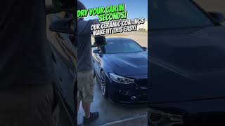 With our ceramic coating service your washes are EASIER automobile ceramicoating cartok bmw [upl. by Quirk]