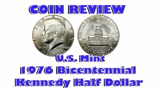 Review 1976 Bicentennial Kennedy Half Dollar [upl. by Eadrahc]