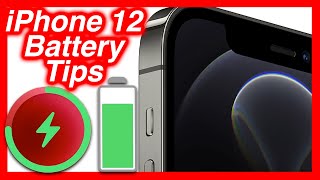 How To Preserve Battery iPhone 12 Pro  iPhone 12 Battery Saving Tips [upl. by Einnep]