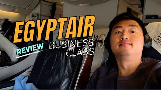 Avoid Egyptair Business Class  Review VLOG [upl. by Bosson]