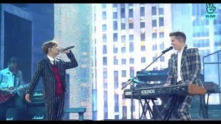 Jungkook amp Charlie Puth  WE DONT TALK ANYMORE Live MBCPLUS X genie music AWARDS [upl. by Anikas]