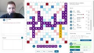 Scrabble game with commentary no445 [upl. by Slayton]